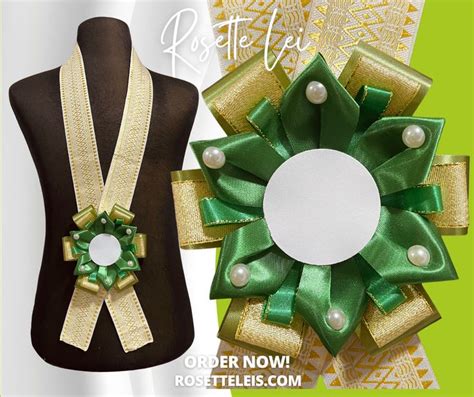 rosette leis|DIY Lei / Garland Ideas for Graduation, Wedding, Homecoming .